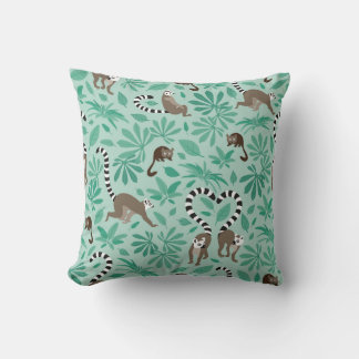 Cojín Decorativo Lemur love mint leaves