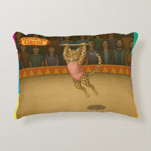 Cojín Decorativo Lena artista de trapecio leopardo