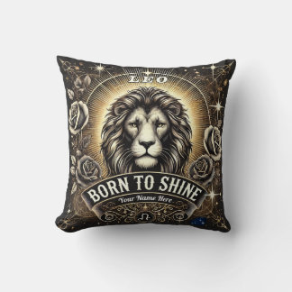 Cojín decorativo Leo "Born to Shine"