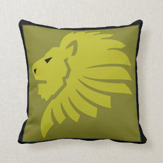 Cojín Decorativo Leo Lion Pillow en oro y negro