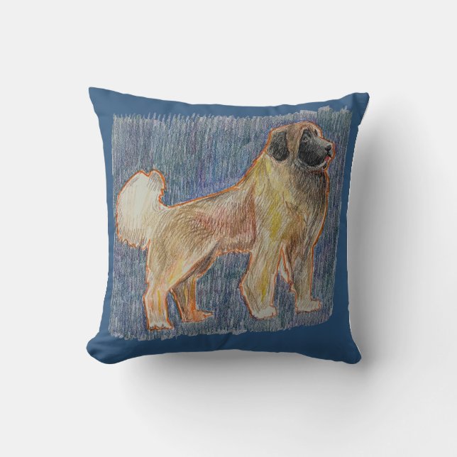 Cojín Decorativo Leoburger Throw Pillow (Anverso)