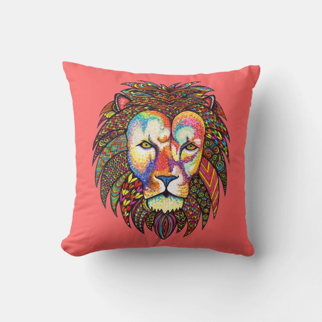 Cojín Decorativo León (Anverso)