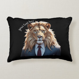 Cojín Decorativo león con traje