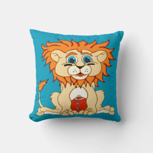 Cojín Decorativo León de fútbol