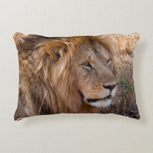 Cojín Decorativo León Reserva Nacional Maasai Mara, Kenia
