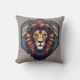 Cojín Decorativo León retro