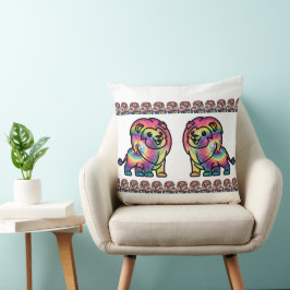 Cojín Decorativo León Tie Dye
