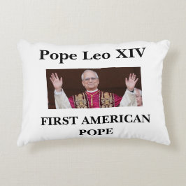 Cojín Decorativo León XIV, el primer Papa americano