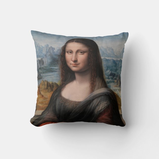 Cojín Decorativo Leonardo da Vinci el | Mona Lisa (Anverso)