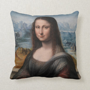 Cojín Decorativo Leonardo da Vinci el   Mona Lisa
