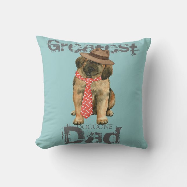 Cojín Decorativo Leonberger Dad (Anverso)