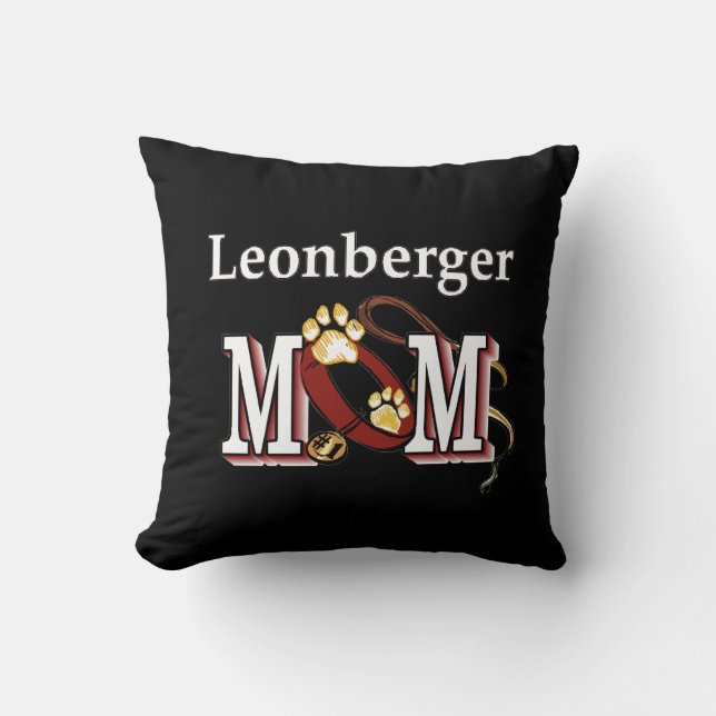 Cojín Decorativo Leonberger Mom (Anverso)