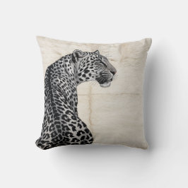 Cojín Decorativo Léopard Black and White Kilim Pillow