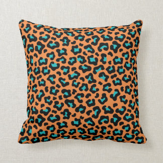 Cojín Decorativo Leopard (impresión Naranja oscuro)
