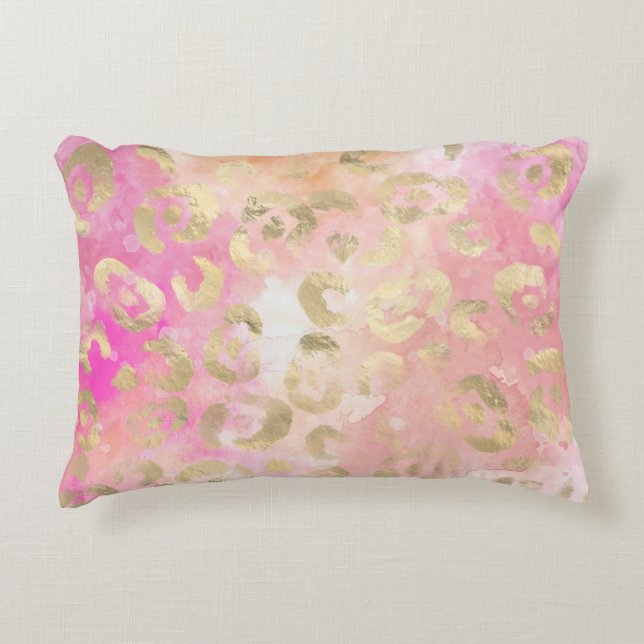 Cojín Decorativo Leopard Paint Series Design 5 (Anverso)