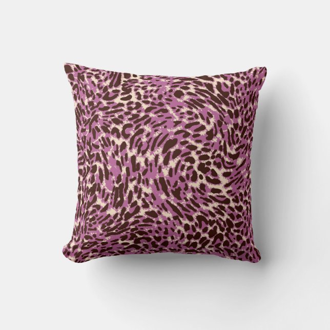 Cojín Decorativo Leopard Pattern, Leopard Print, Animal print,  (Anverso)