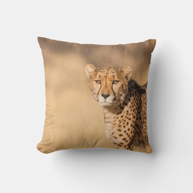 COJÍN DECORATIVO LEOPARD PORTRAIT (Anverso)