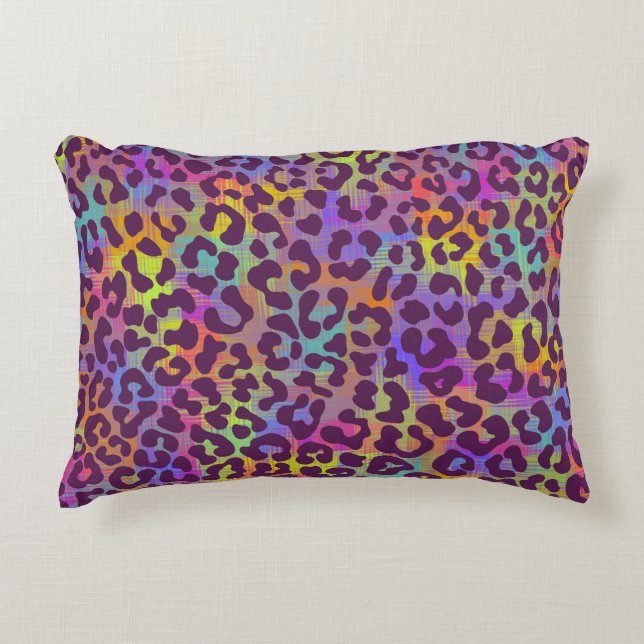 Cojín Decorativo Leopard skin pattern. Repeating seamless animal ba (Anverso)