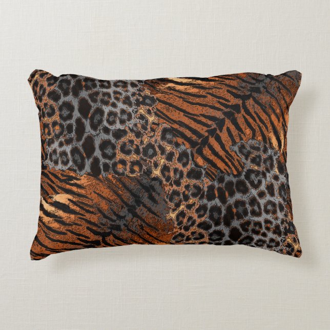 Cojín Decorativo Leopard tiger skin trendy (Anverso)