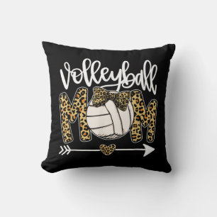 Cojín Decorativo Leopard Volleyball Mom Fun Ball