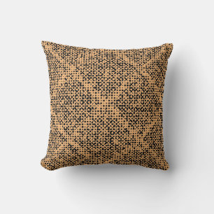 Cojín Decorativo Leopardo de impresión de animal moreno negro de Ta