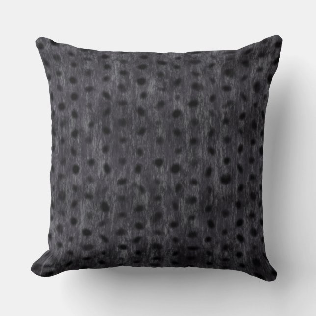 Cojín Decorativo Leopardo gris (Anverso)