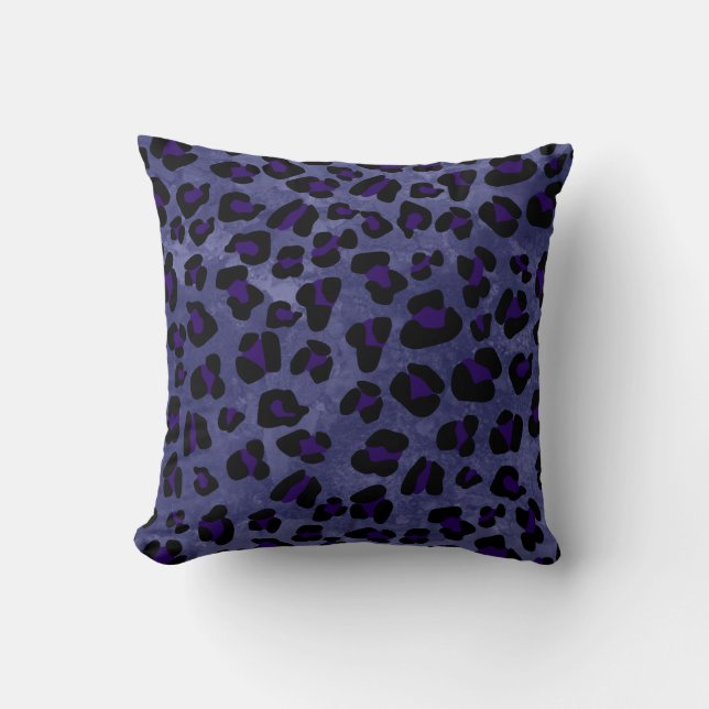 Cojín Decorativo *~* Leopardo negro (Anverso)