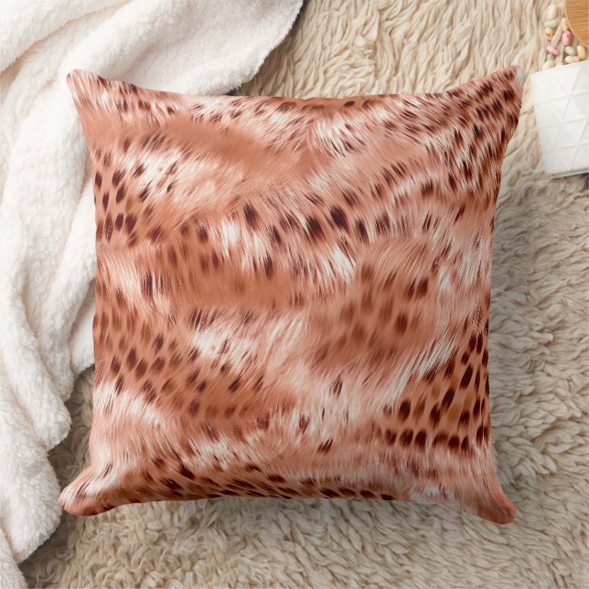 Cojín Decorativo Leopardo rosa Rosa Gold Rubor (Manta)