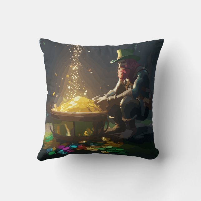 Cojín Decorativo Leprechaun Hideaway (Reverso)