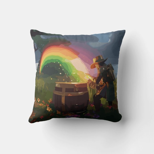 Cojín Decorativo Leprechaun Hideaway (Reverso)
