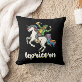 Cojín Decorativo Lepricorn Duende Unicornio Día de San Patricio