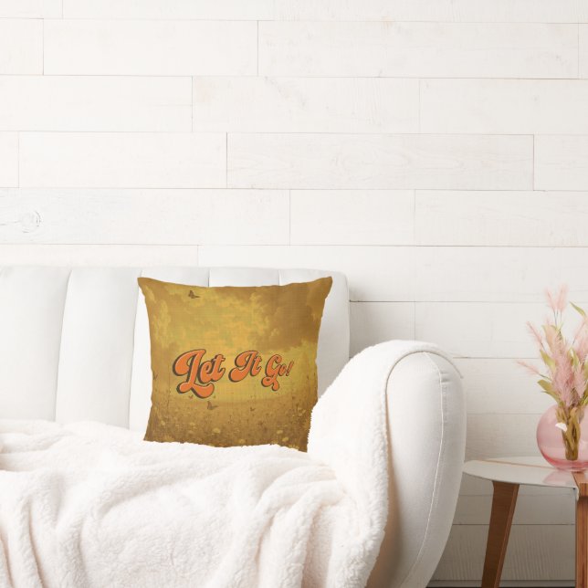 Cojín Decorativo "let It Go" Emotional Support (Sofá)