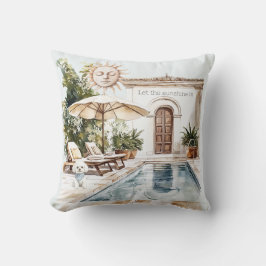 Cojín Decorativo Let Sunshine In Sun Pool Dog House