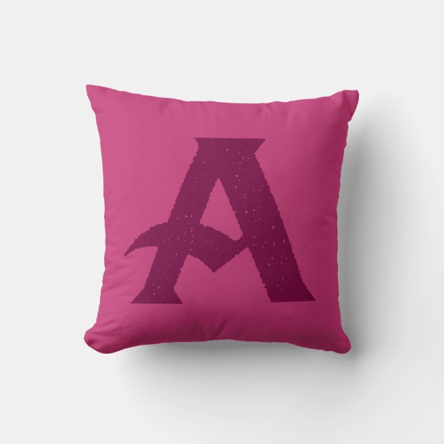 Cojín Decorativo Letra A Design. (Anverso)