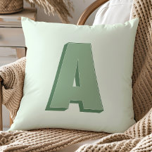 Letra A Elegante Monograma Inicial Personalizada