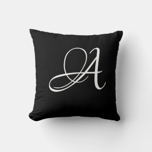 Cojín Decorativo Letra a monograma Personalizado inicial