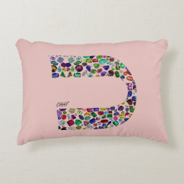 Cojín Decorativo Letra 'CHAF'