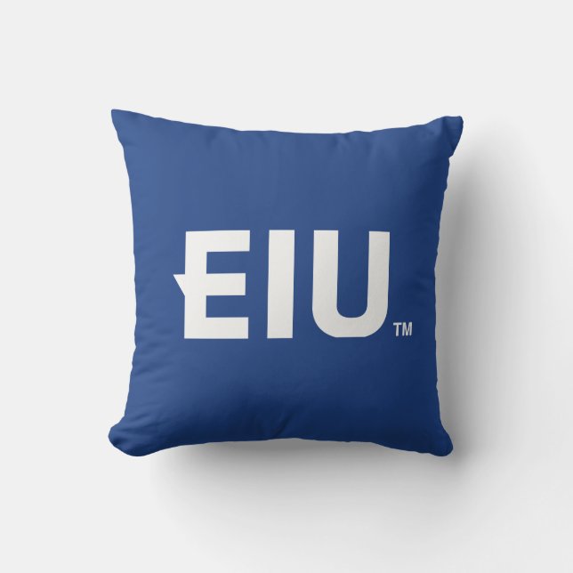 Cojín Decorativo Letra de bloque EIU (Anverso)