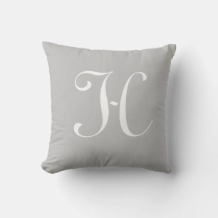 Cojín Decorativo Letra H Monograma Personalizado inicial