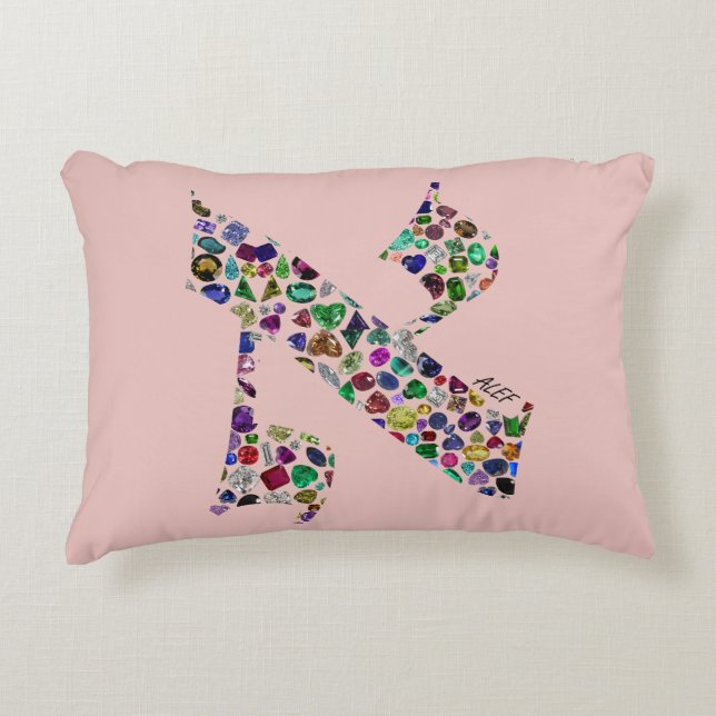 Cojín Decorativo Letra hebrea ALEF (Anverso)