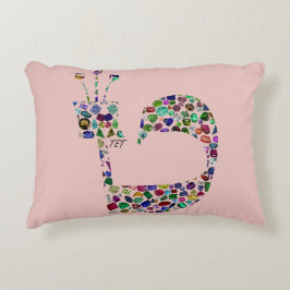 Cojín Decorativo Letra hebrea 'TET'
