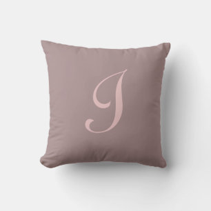 Cojín Decorativo Letra I Monograma Personalizado inicial