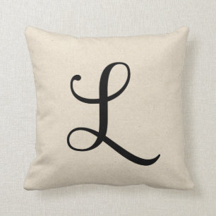 Cojín Decorativo Letra L