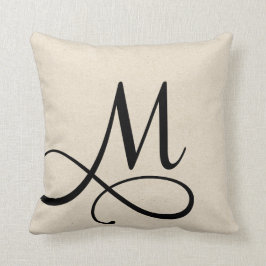 Cojín Decorativo Letra M
