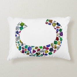 Cojín Decorativo Letra monográfica inicial C moda