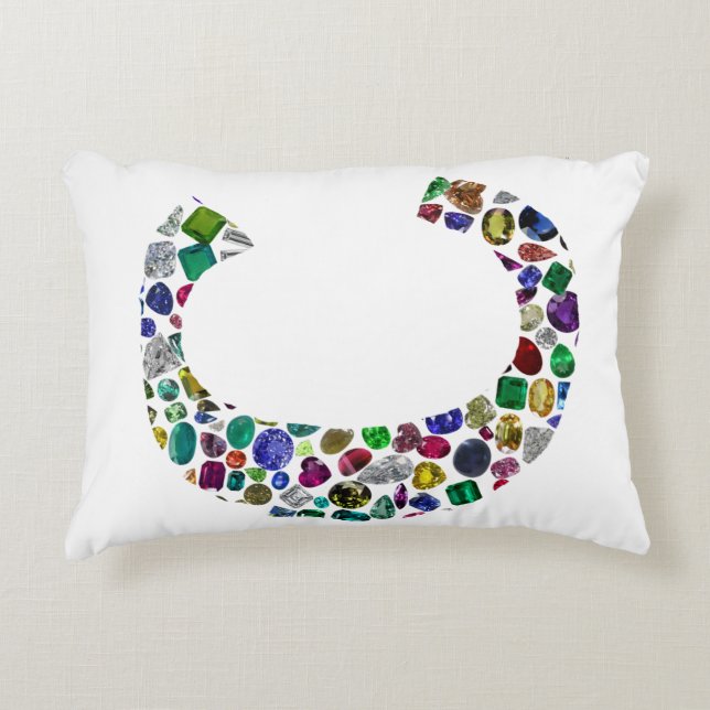 Cojín Decorativo Letra monográfica inicial C moda (Anverso)