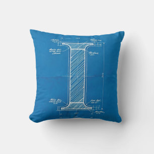 Cojín Decorativo Letra Monograma Plano I