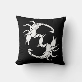 Cojín Decorativo Letra negra y blanca S - Dos Scorpions