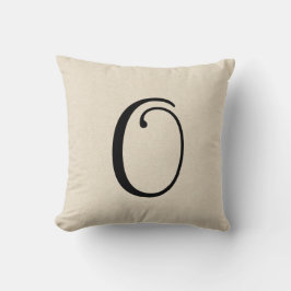 Cojín Decorativo Letra O