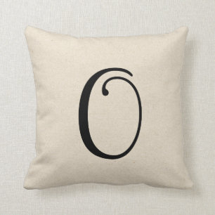 Cojín Decorativo Letra O